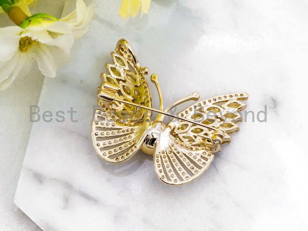 Crystal Butterfly Brooch & Pendant