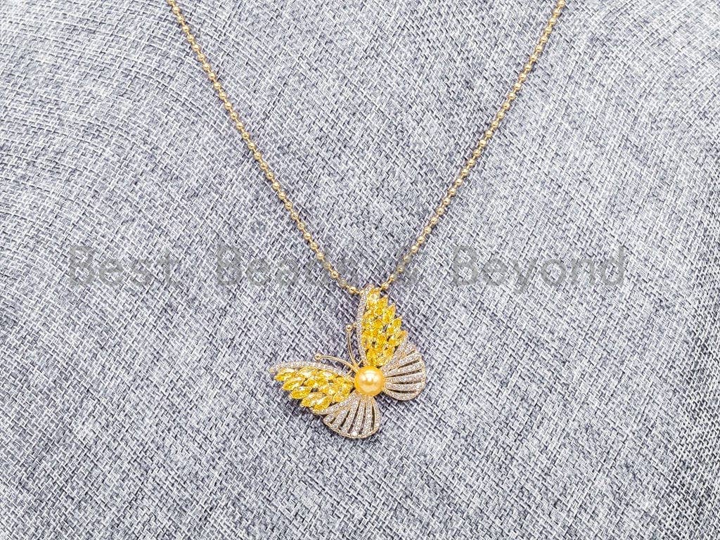 Crystal Butterfly Brooch & Pendant