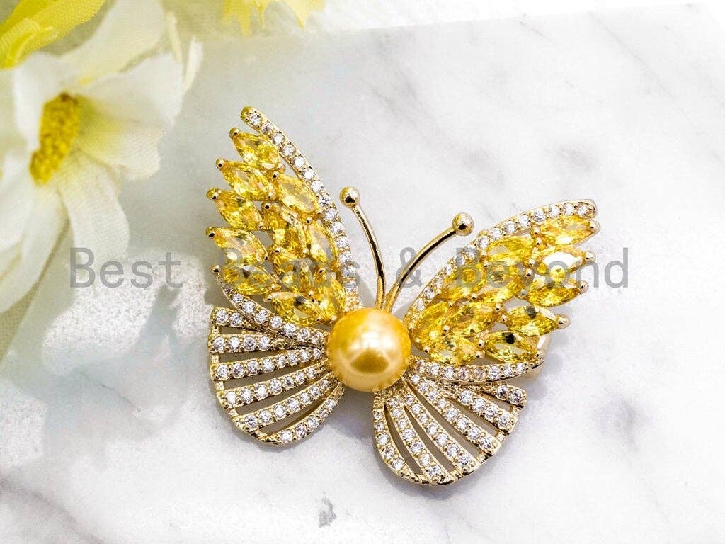 Crystal Butterfly Brooch & Pendant