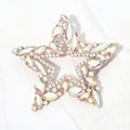 Marquise Stone Cluster Embellished Star Pin Brooch