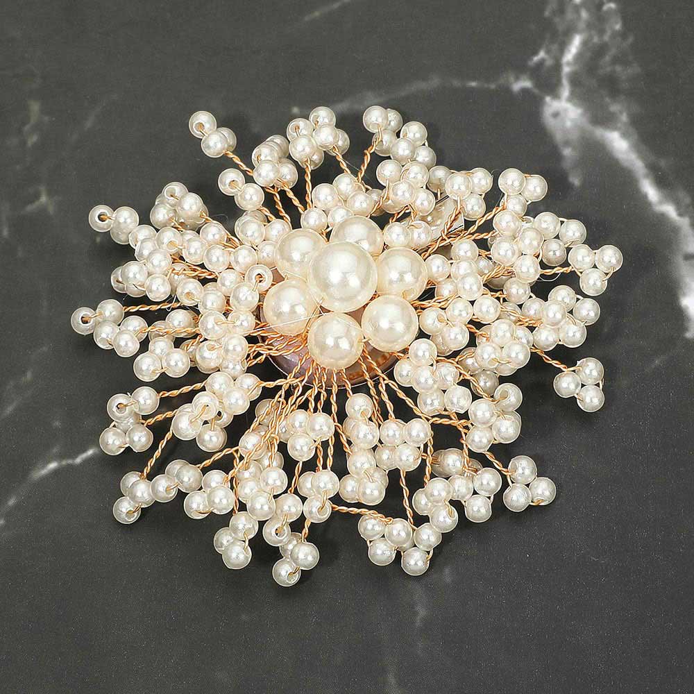 Pearl Flower Brooch & Hair Clip