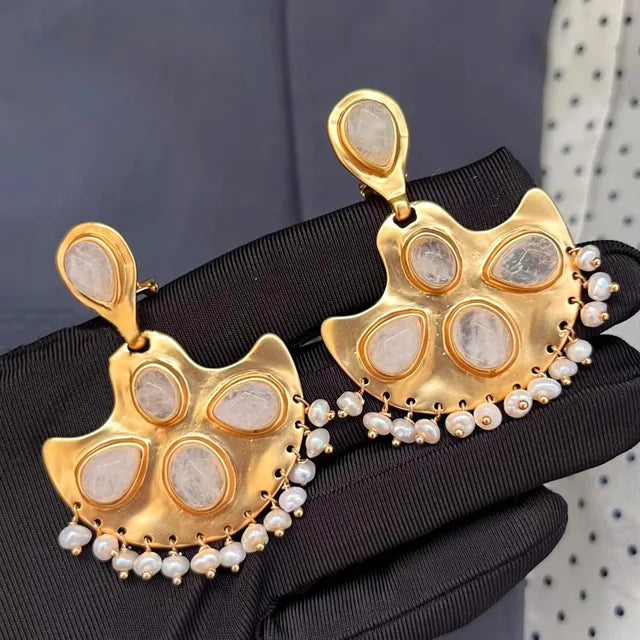 Sculptural Open Cuff Bracelet & Earring Options
