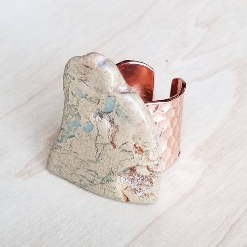 Aqua Terra Jasper Adjustable Slab Ring