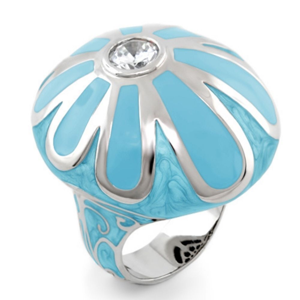 Fab Flower Enamel Statement Ring