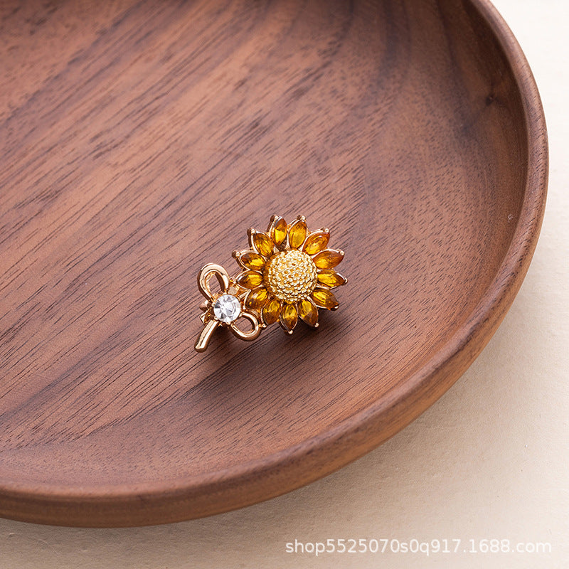 Sunflower Statement Brooch