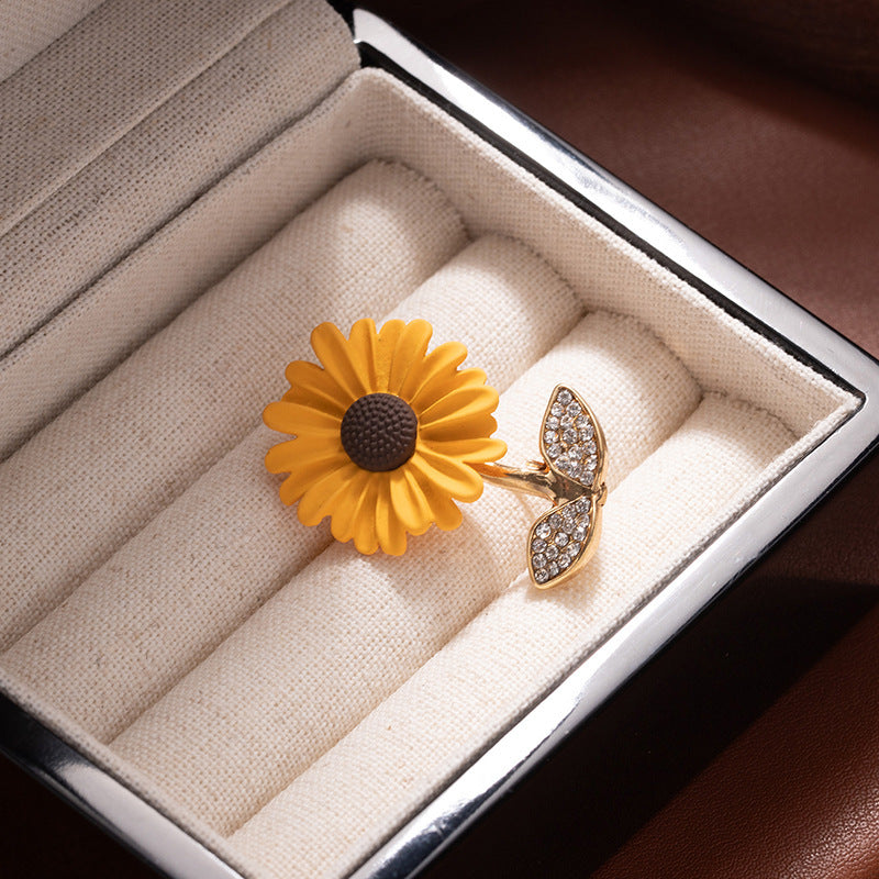 Sunflower Statement Brooch