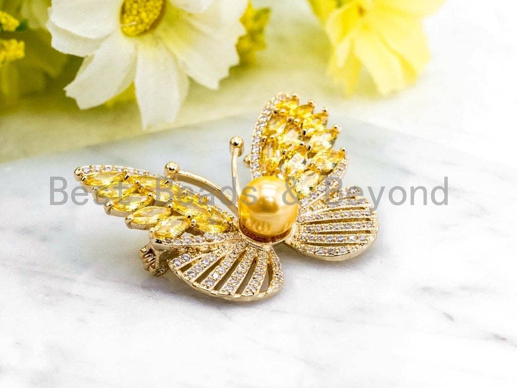 Crystal Butterfly Brooch & Pendant