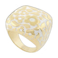 Flowers by Orly Cocktail Ring — Contrast Flower Dome