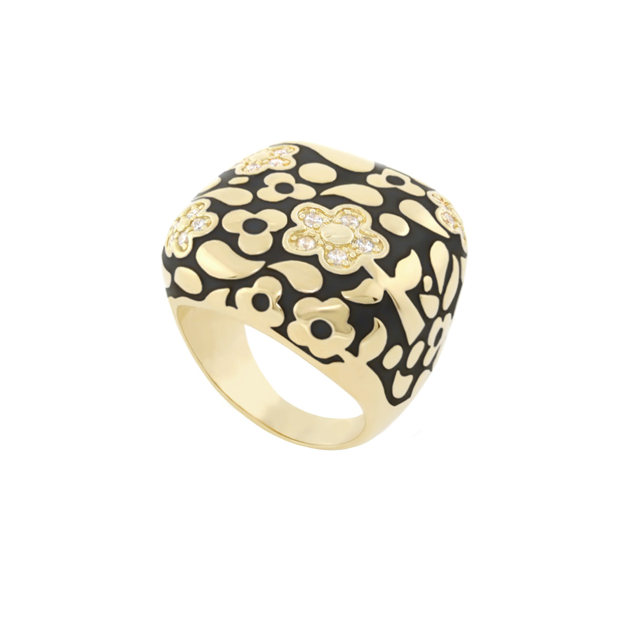 Flowers by Orly Pavé Flower Dome Ring