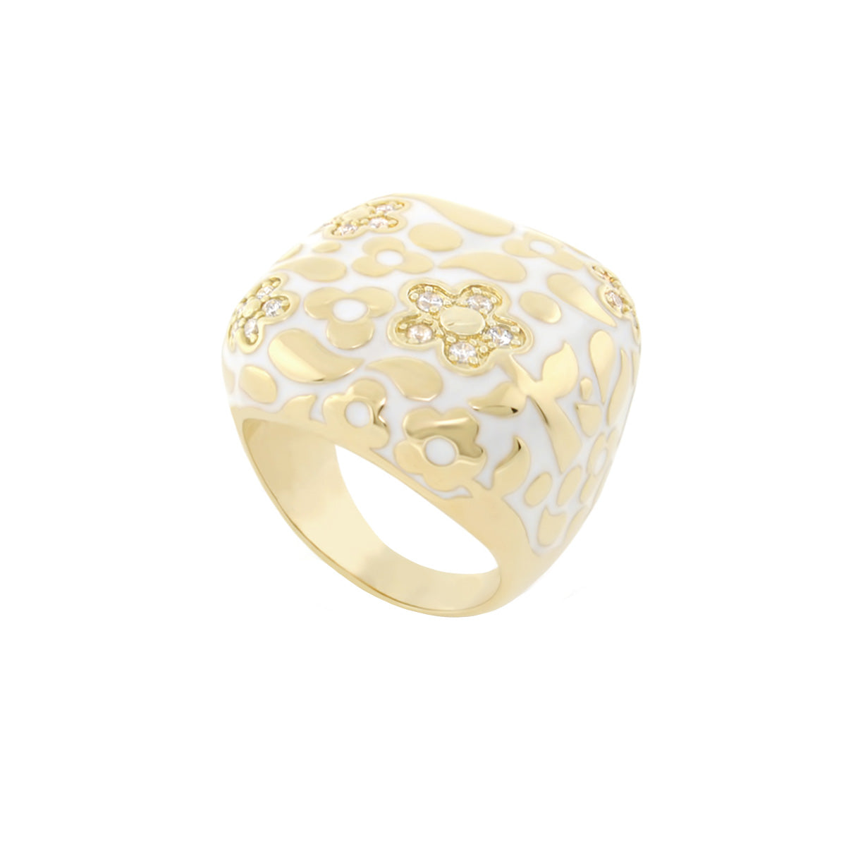 Flowers by Orly Pavé Flower Dome Ring