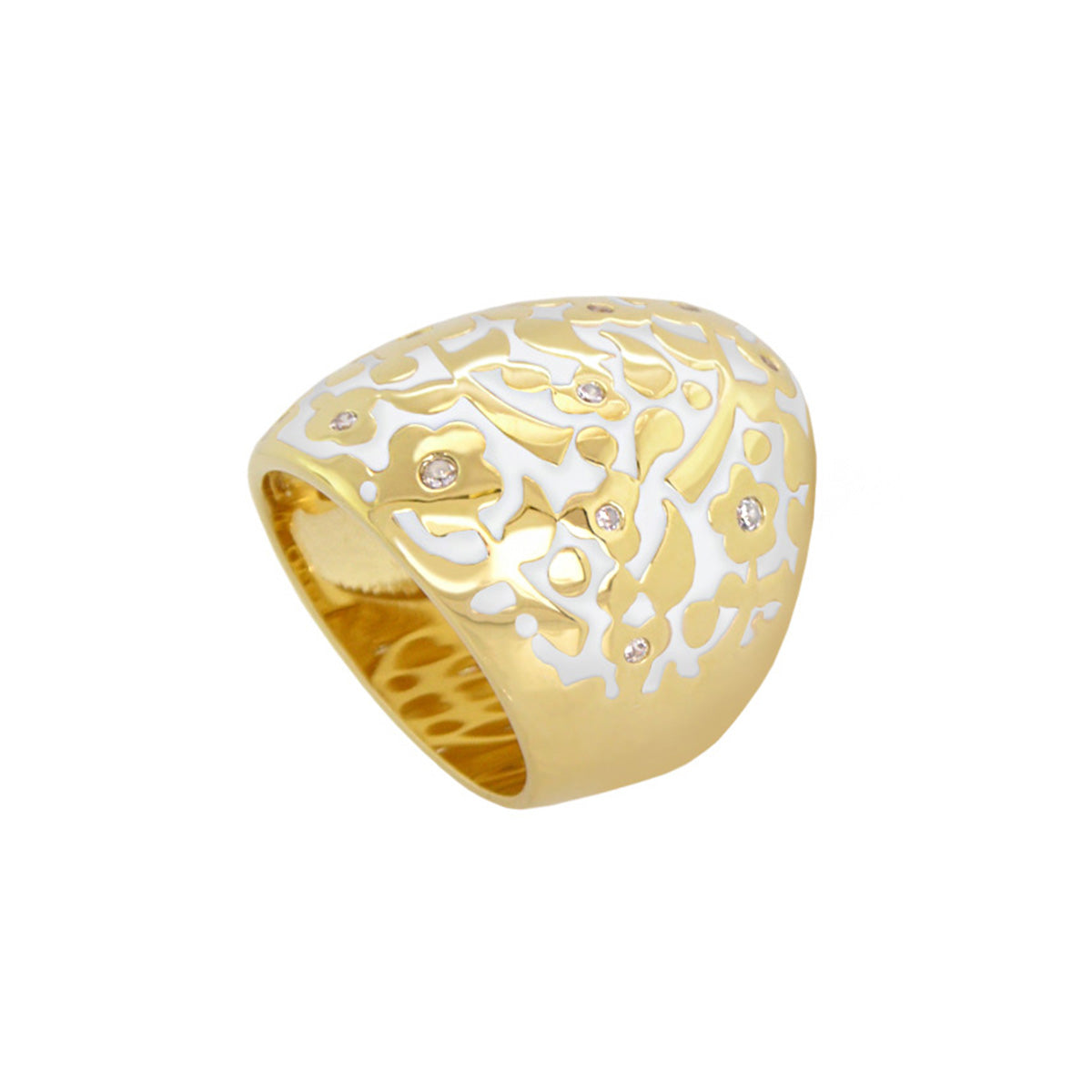 Flowers by Orly Crystal Dot Dome Ring