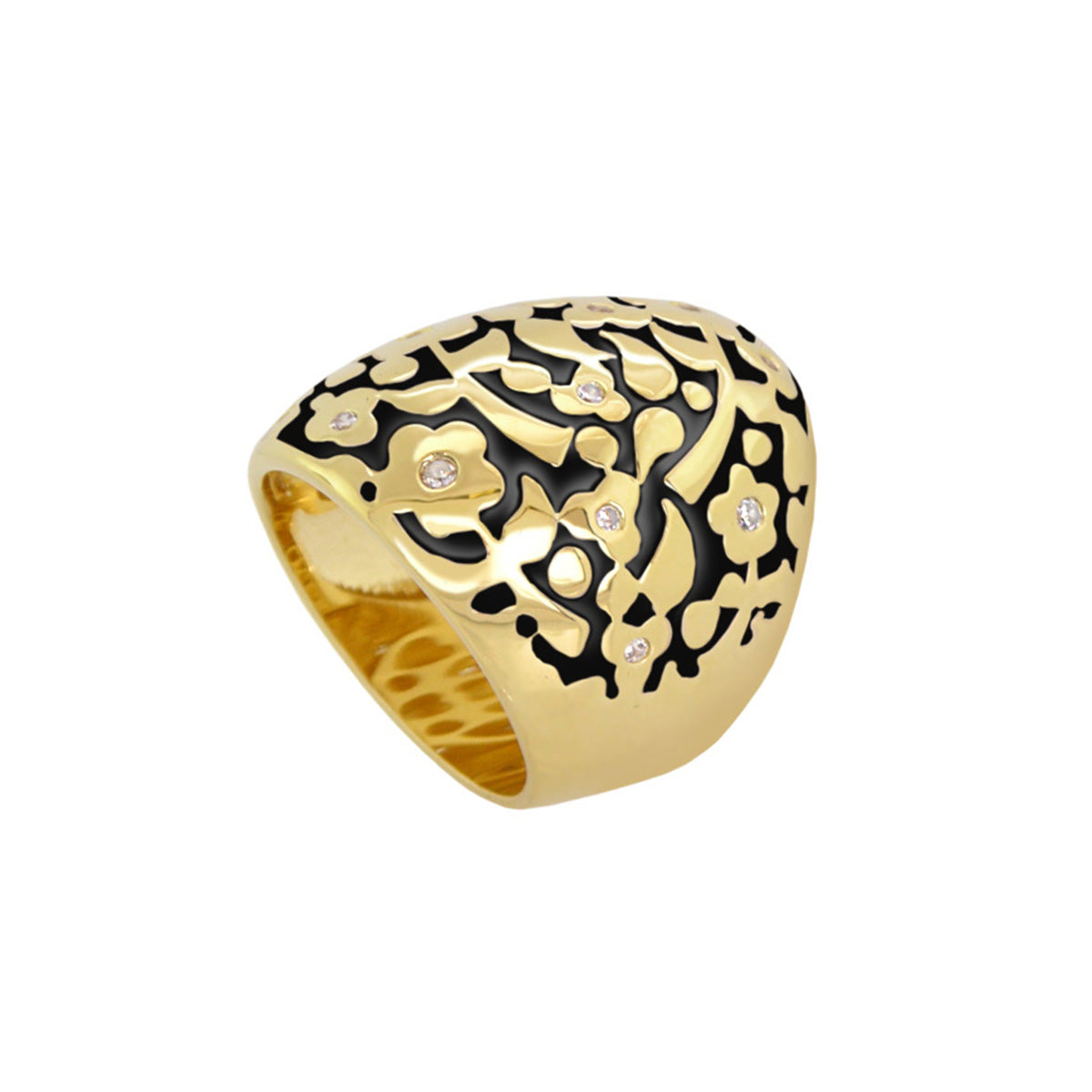 Flowers by Orly Crystal Dot Dome Ring