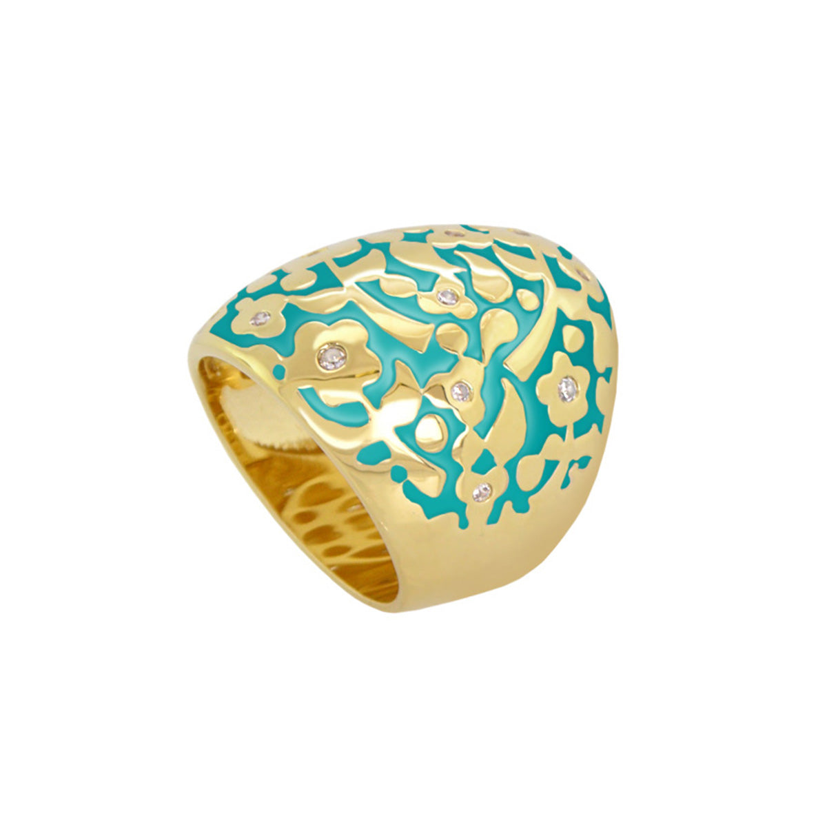 Flowers by Orly Crystal Dot Dome Ring